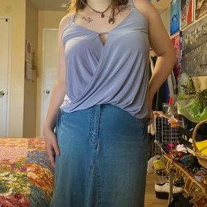 Lulus purple wrap tank top! 💟🪩